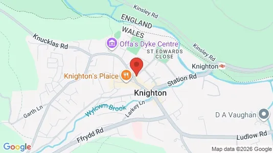 Apartments for rent i Knighton - Powys - kort over placeringen