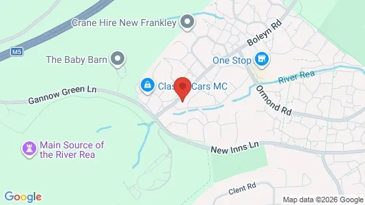 Rooms for rent i Birmingham - West Midlands - kort over placeringen