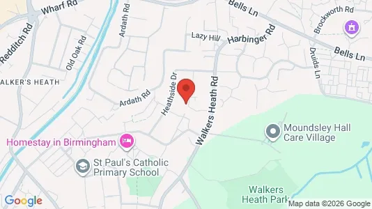 Apartments for rent i Birmingham - West Midlands - kort over placeringen