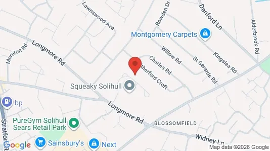 Apartments for rent i Solihull - West Midlands - kort over placeringen