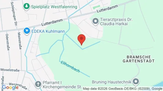 Apartments for rent i Osnabrück - kort over placeringen