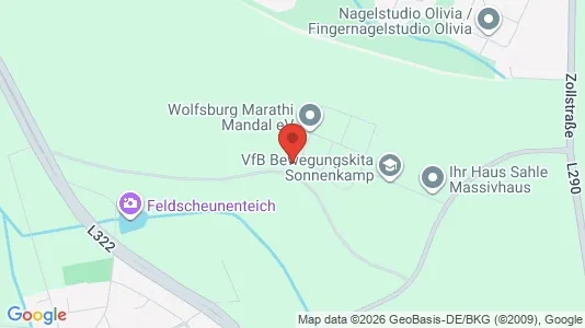 Apartments for rent i Wolfsburg - kort over placeringen