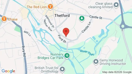 Apartments for rent i Thetford - Norfolk - kort over placeringen