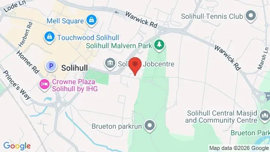 Apartments for rent i Solihull - West Midlands - kort over placeringen