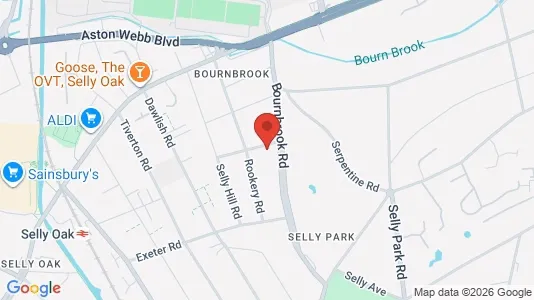 Apartments for rent i Birmingham - West Midlands - kort over placeringen