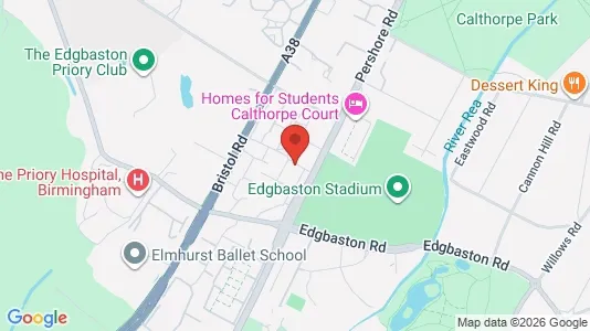 Apartments for rent i Birmingham - West Midlands - kort over placeringen
