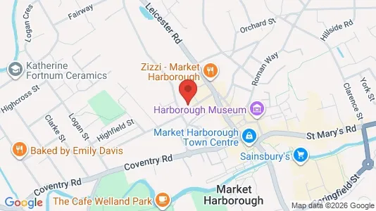 Apartments for rent i Market Harborough - Leicestershire / Rutland - kort over placeringen