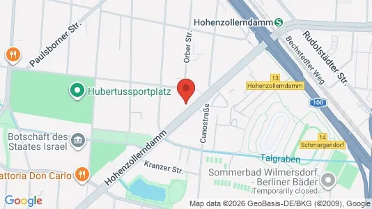 Rooms for rent i Berlin Charlottenburg-Wilmersdorf - kort over placeringen