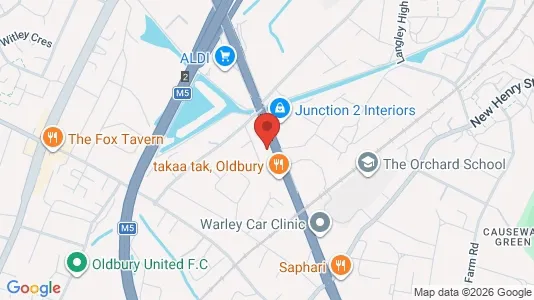 Apartments for rent i Oldbury - West Midlands - kort over placeringen