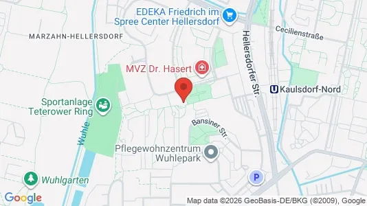 Apartments for rent i Berlin Marzahn-Hellersdorf - kort over placeringen