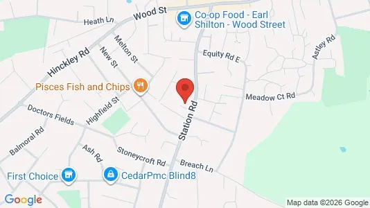 Apartments for rent i Leicester - Leicestershire - kort over placeringen
