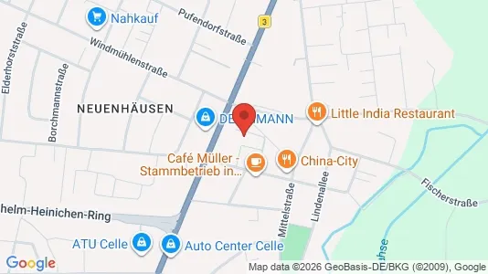 Apartments for rent i Celle - kort over placeringen