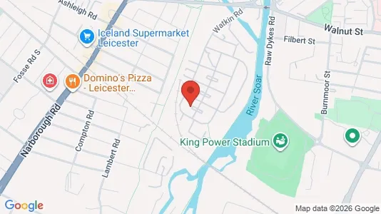 Apartments for rent i Leicester - Leicestershire - kort over placeringen