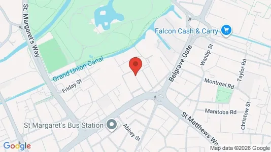 Apartments for rent i Leicester - Leicestershire - kort over placeringen