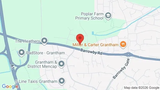 Apartments for rent i Grantham - Lincolnshire - kort over placeringen