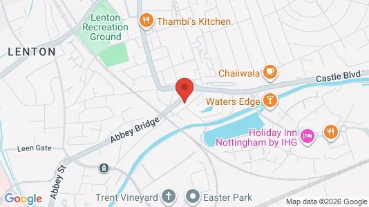 Apartments for rent i Nottingham - Nottinghamshire - kort over placeringen