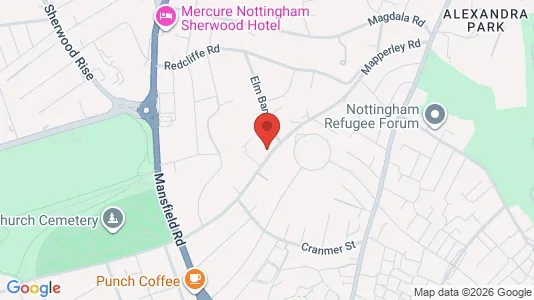 Apartments for rent i Nottingham - Nottinghamshire - kort over placeringen
