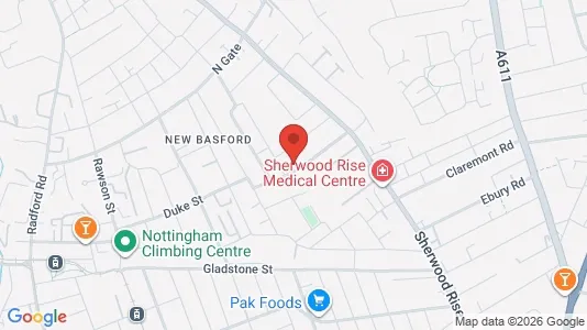Apartments for rent i Nottingham - Nottinghamshire - kort over placeringen