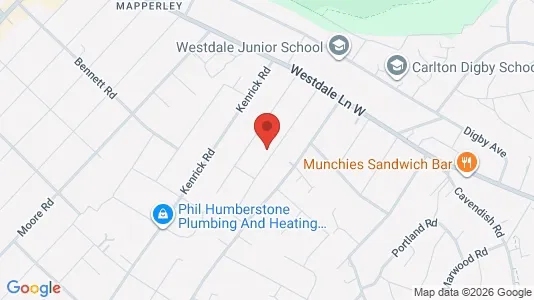 Apartments for rent i Nottingham - Nottinghamshire - kort over placeringen