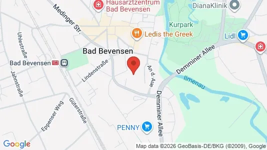 Apartments for rent i Uelzen - kort over placeringen