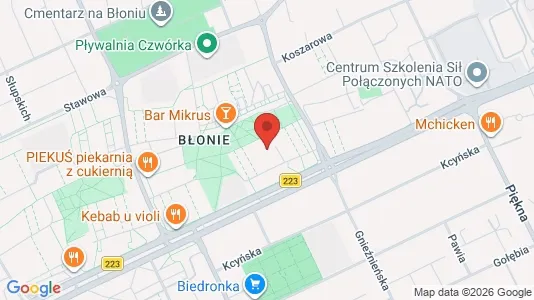 Apartments for rent i Bydgoszcz - kort over placeringen