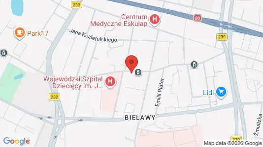 Apartments for rent i Bydgoszcz - kort over placeringen