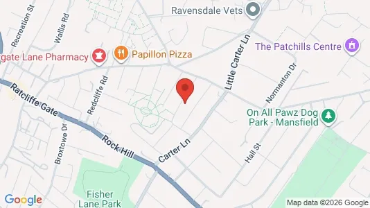 Apartments for rent i Mansfield - Nottinghamshire - kort over placeringen