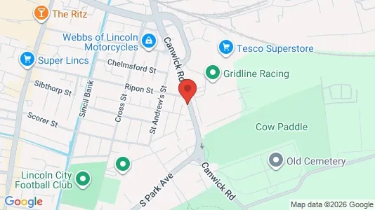Apartments for rent i Lincoln - Lincolnshire - kort over placeringen