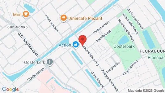 Apartments for rent i Groningen - kort over placeringen