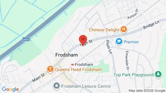 Apartments for rent i Frodsham - Cheshire - kort over placeringen
