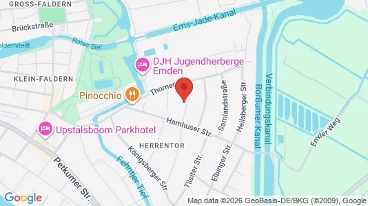 Apartments for rent i Emden - kort over placeringen