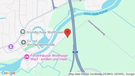 Apartments for rent i Emden - kort over placeringen