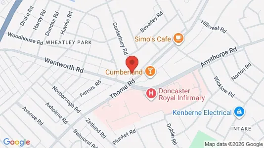 Apartments for rent i Doncaster - South Yorkshire - kort over placeringen