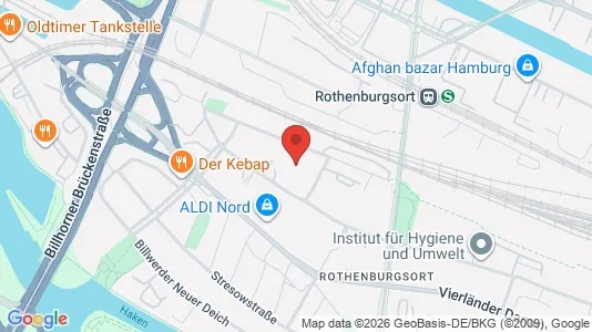 Apartments for rent i Hamburg Mitte - kort over placeringen