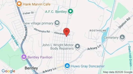 Apartments for rent i Doncaster - South Yorkshire - kort over placeringen