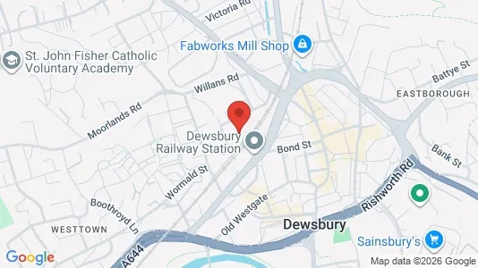 Apartments for rent i Dewsbury - West Yorkshire - kort over placeringen