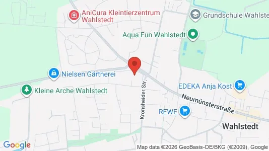 Apartments for rent i Segeberg - kort over placeringen