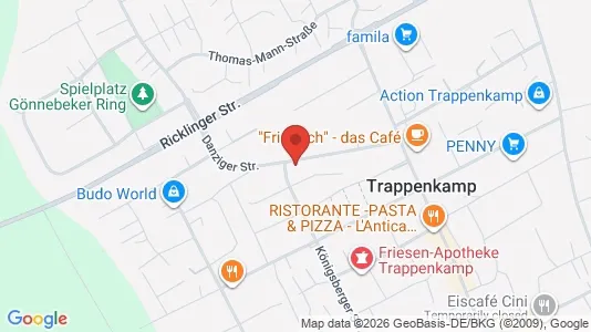 Apartments for rent i Segeberg - kort over placeringen