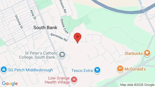 Apartments for rent i Middlesbrough - Cleveland - kort over placeringen