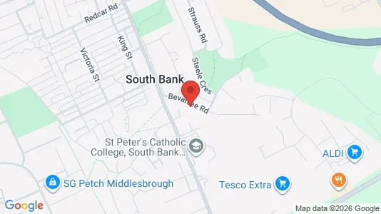Apartments for rent i Middlesbrough - Cleveland - kort over placeringen