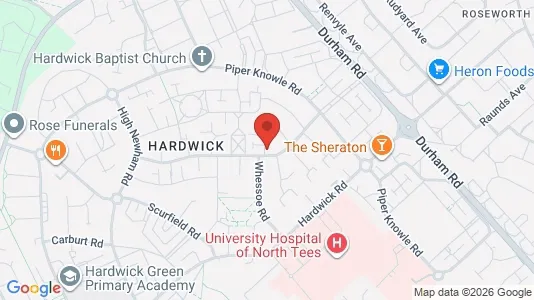 Apartments for rent i Stockton-on-Tees - Cleveland - kort over placeringen