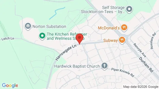 Apartments for rent i Stockton-on-Tees - Cleveland - kort over placeringen