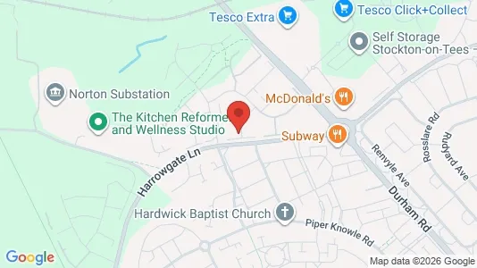 Apartments for rent i Stockton-on-Tees - Cleveland - kort over placeringen