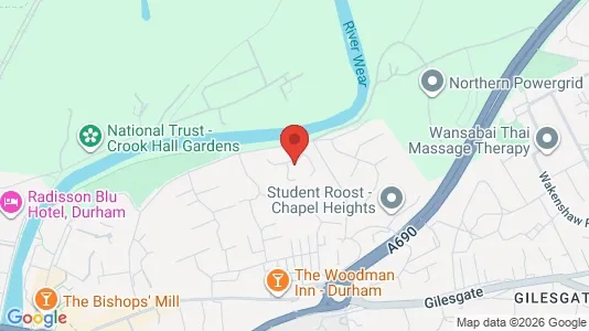 Apartments for rent i Durham - County Durham - kort over placeringen