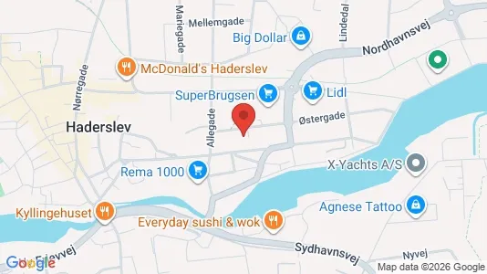 Apartments for rent i Haderslev - kort over placeringen