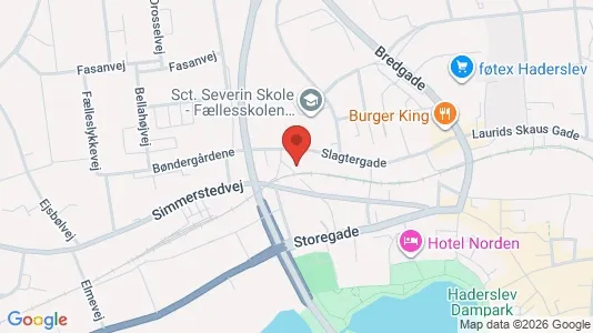 Apartments for rent i Haderslev - kort over placeringen