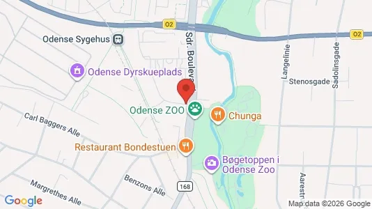 Apartments for rent i Odense C - kort over placeringen