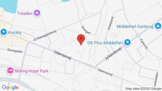 Apartments for rent i Middelfart - kort over placeringen