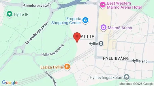 Apartments for rent i Hyllie - kort over placeringen