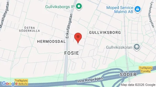 Apartments for rent i Fosie - kort over placeringen